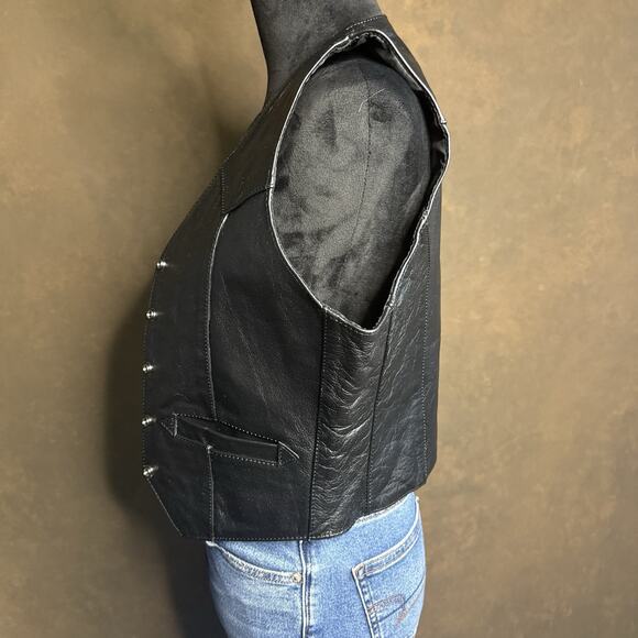 Ladies Size 10 Protech leather vest - Picture 3 of 11